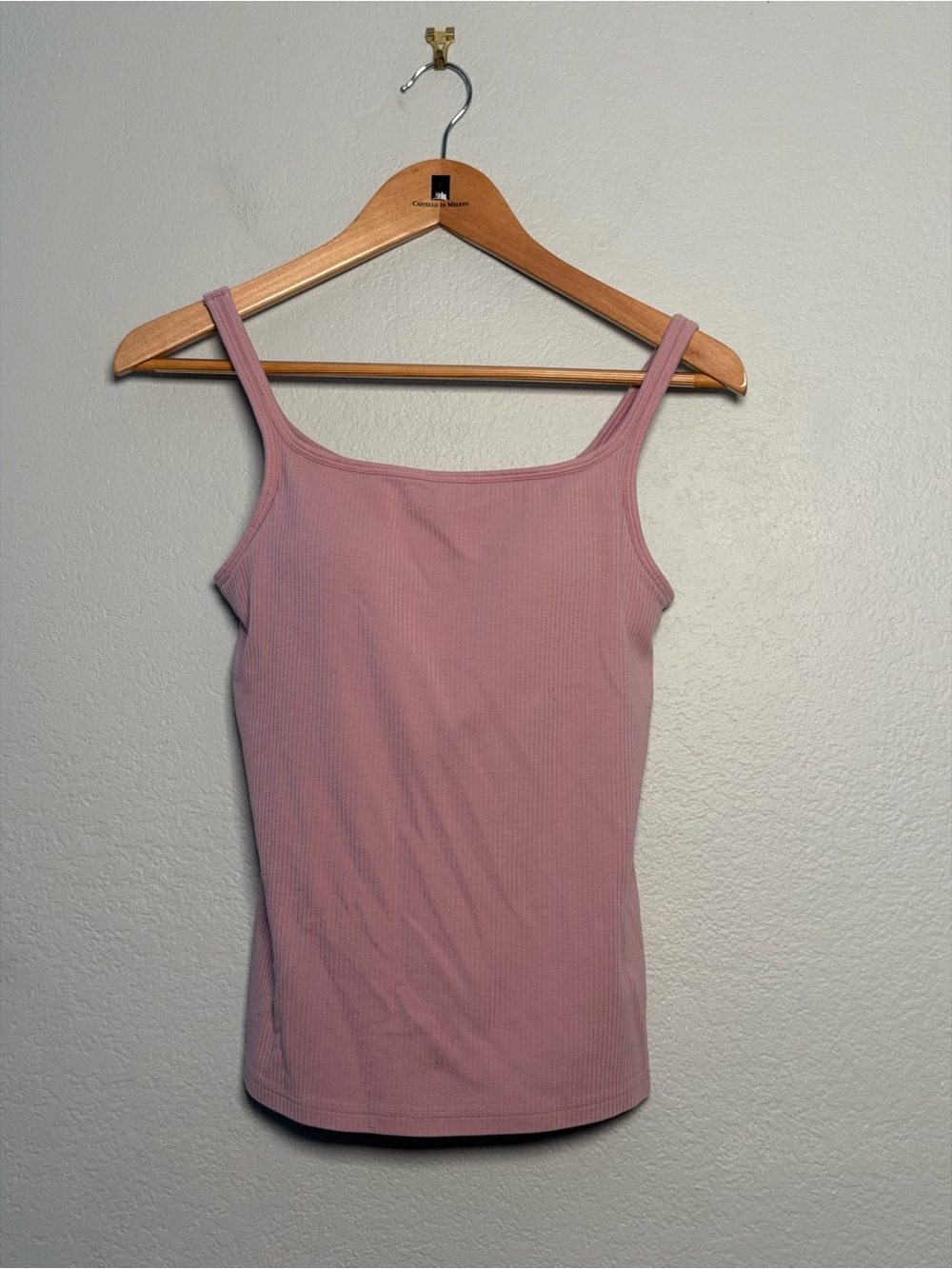 Uniqlo Ribbed Brami Airism Tank Top in Lavender Built in bra size M